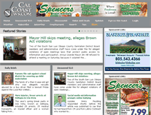 Tablet Screenshot of calcoastnews.com